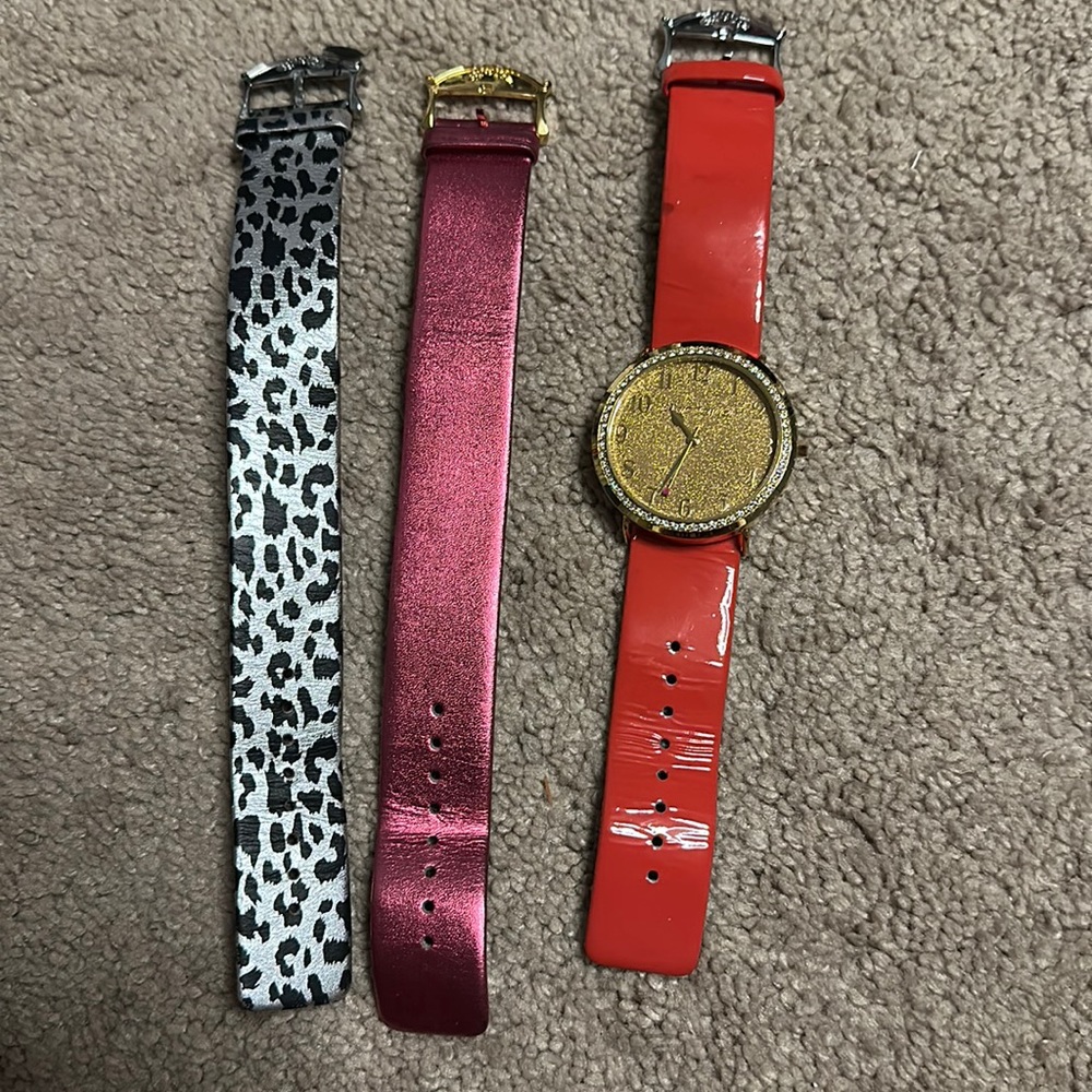 Betsy Johnson Gold watch